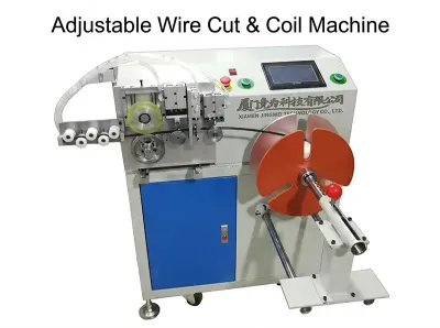 Automatische Drahtschneide- und Wickelmaschine mit einstellbaren Einstellungen WPM-110CL