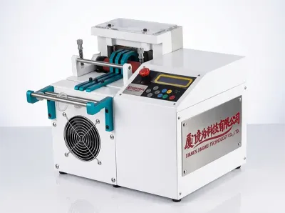 Automatischer Hülsenschneider für Gummi, Kunststoff, Rohre, Bänder, Drähte WPM-100