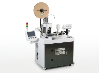 Automatische Drahtschneid-, Abisolier-, Crimp- und Verzinnungsmaschine WPM-109