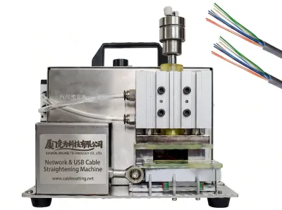 Automatische Netzwerkkabel-Richtmaschine für Präzision WPM-809D