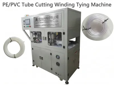 Automatische PE/PVC-Schlauchschneide-Wickel-Bindemaschine 02SL