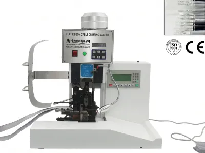 Halbautomatische Flachkabel-Crimpmaschine für 2P-20P Kabel WPM-FCCM-18 - Halbautomatische Crimpmaschine