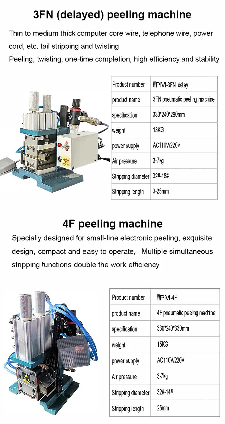 vertical Pneumatic Wire Stripping Machine, Wire Stripping Twisting Machine, Pneumatic Wire Stripping Twisting, Parallel