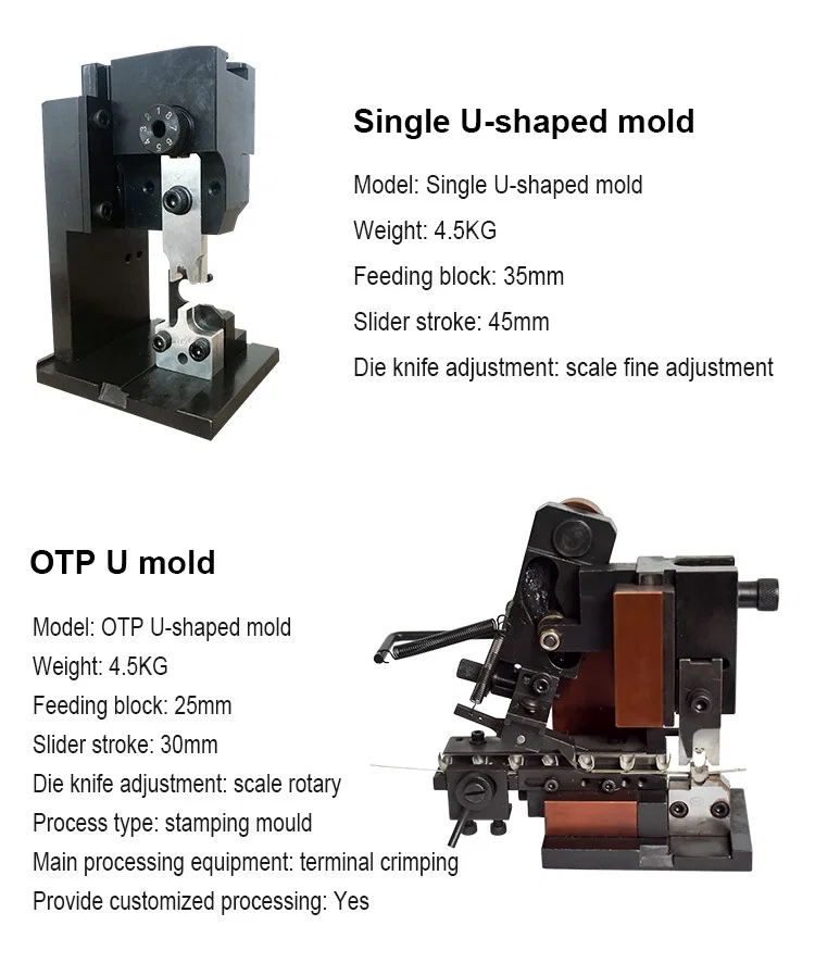  OTP U-förmige Form, Terminal Machine Applikator, Otp Form, Otp Terminal Form