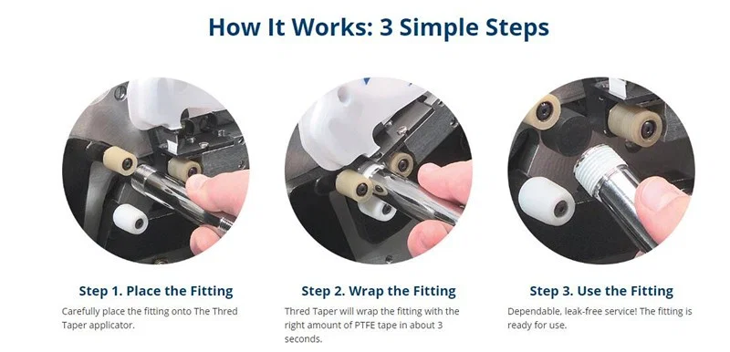 Rohrgewinde Teflonband-Wickelmaschine