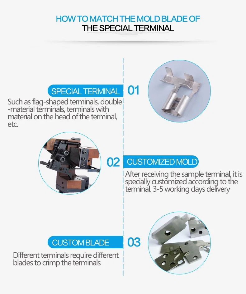 Terminal Crimping Machine, Hydraulic Press Mouldings, Stamping Parts U Die
