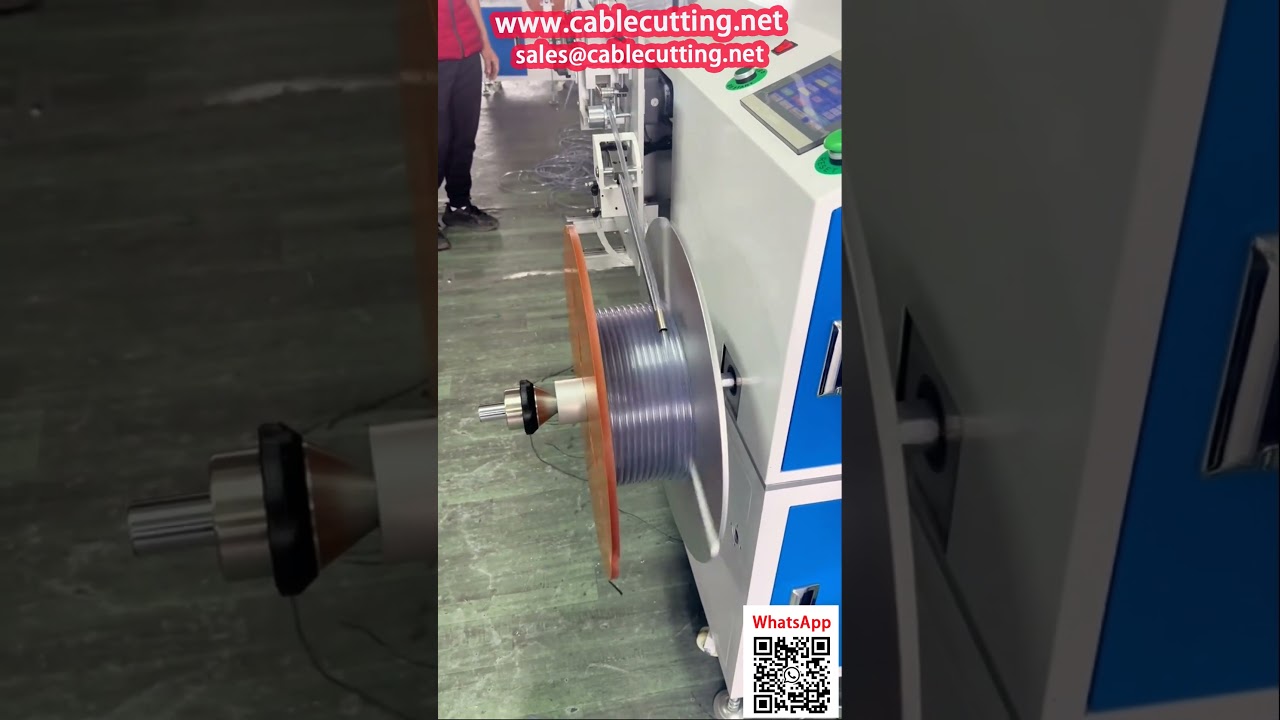 Automatische Wickel- und Zählmaschine mit Ausrichtung für flexible PVC-Schläuche