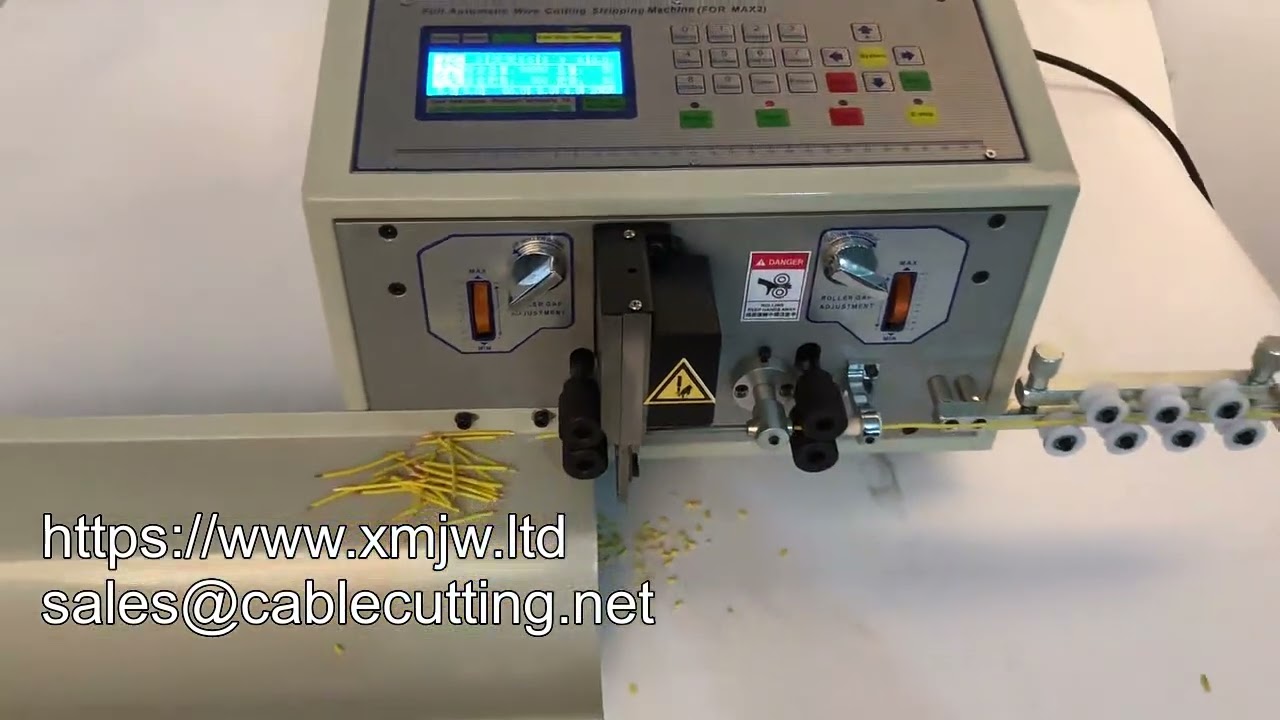 WPM-02 Desktop Automatic Computer Copper Small Cable Stripping and Cutting Machine