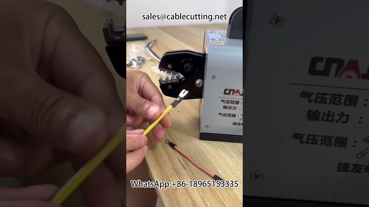 Pneumatic Crimping Pliers 25-M for Pre-Insulated Terminals