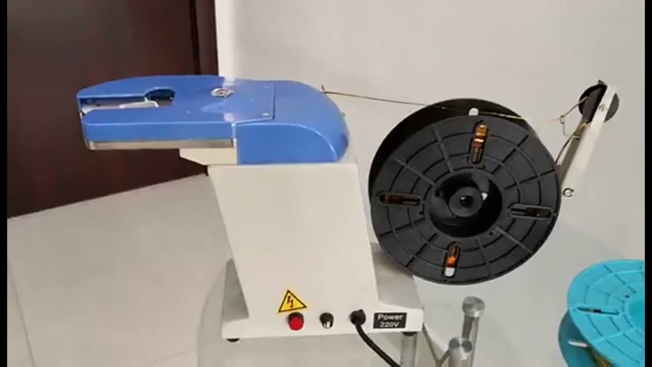 Twist-Tie Bundling Cable Coil Winding Machine for Bread Bakery