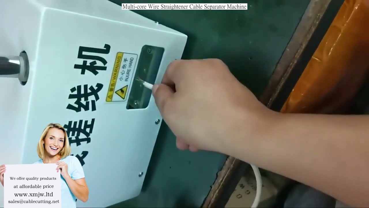 Multi-Core Wire Straightener and Cable Separator Machine