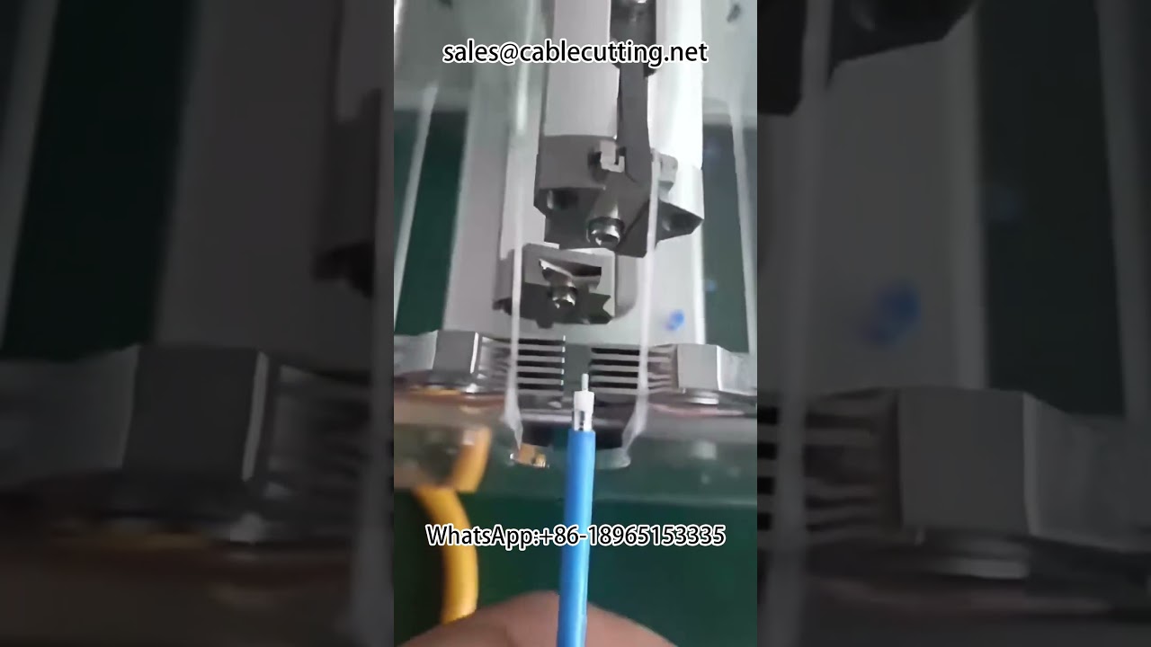 Coaxial Wire Stripping Machine for Harness Equipment and Manufacturing Industry