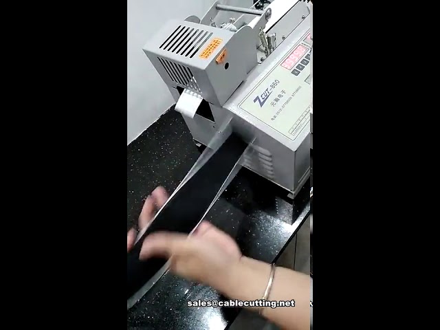 Automatic Velcro Tape Cutting Machine | Glue Velcro Cutter for Industrial Use