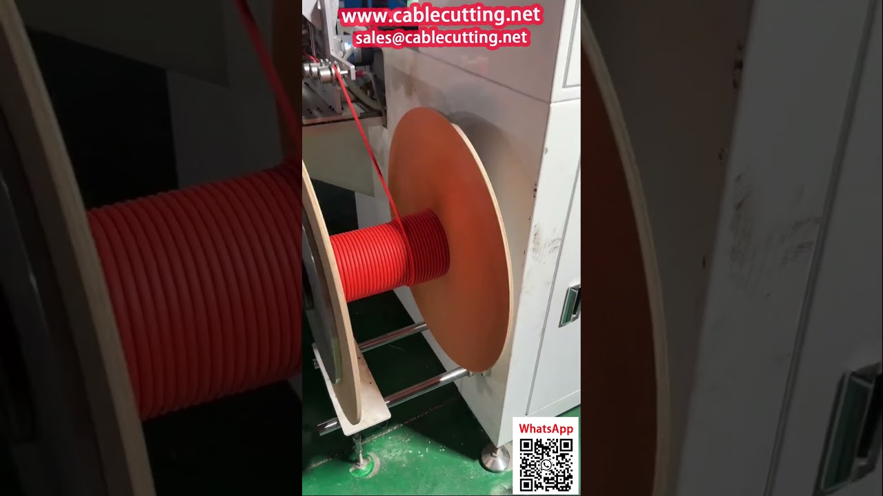Automatic Wire Coiling Machine with Kilometer Counter for Wooden Drums
