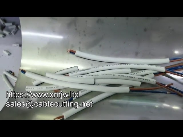 WPM-3606 Fully Automatic Computer Cable Wire Cutting Stripping Machine for USB Data Cable Manufacturing