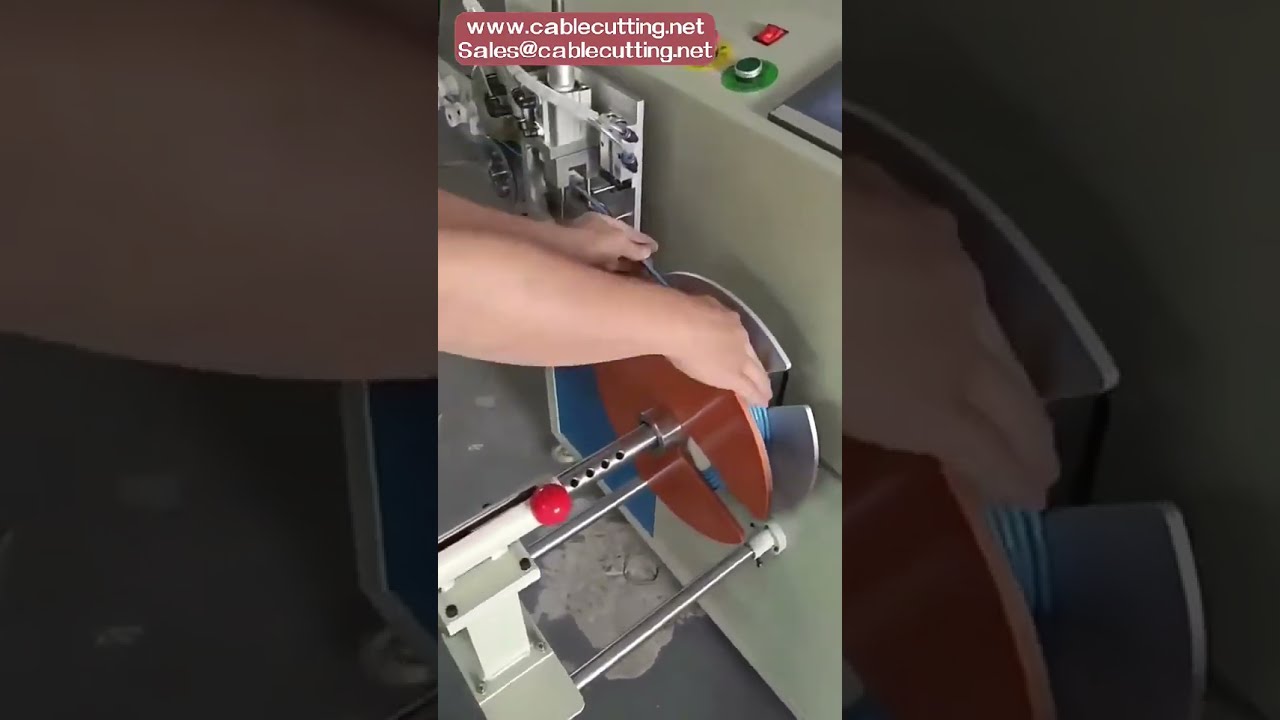 Wind- und Bindemaschine für Drähte: Präzises Messen, Schneiden und Wickeln für Außendurchmesser 1–20 mm