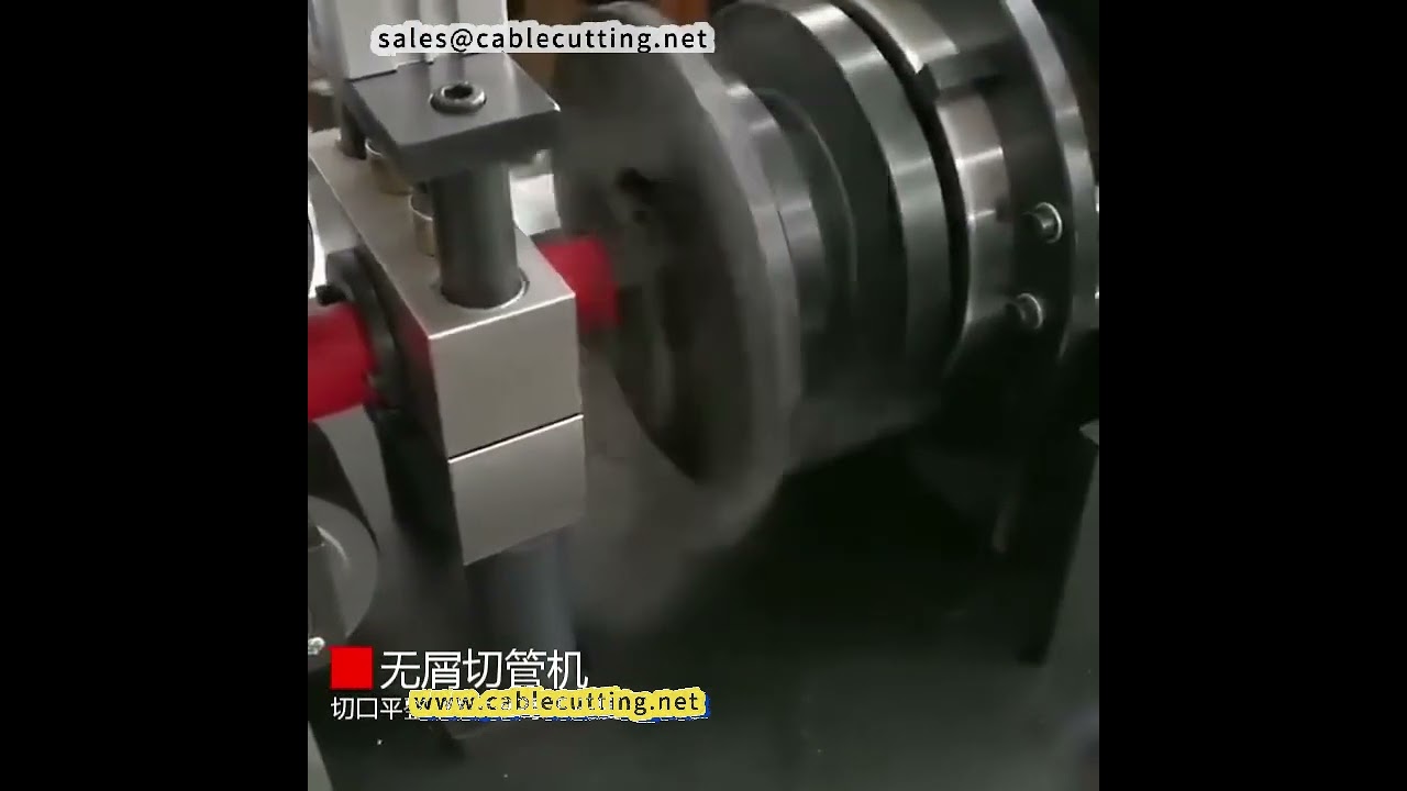 Automatische Kunststoffrohr-Schneidemaschine – gratfreies Nylonrohr-Schneiden