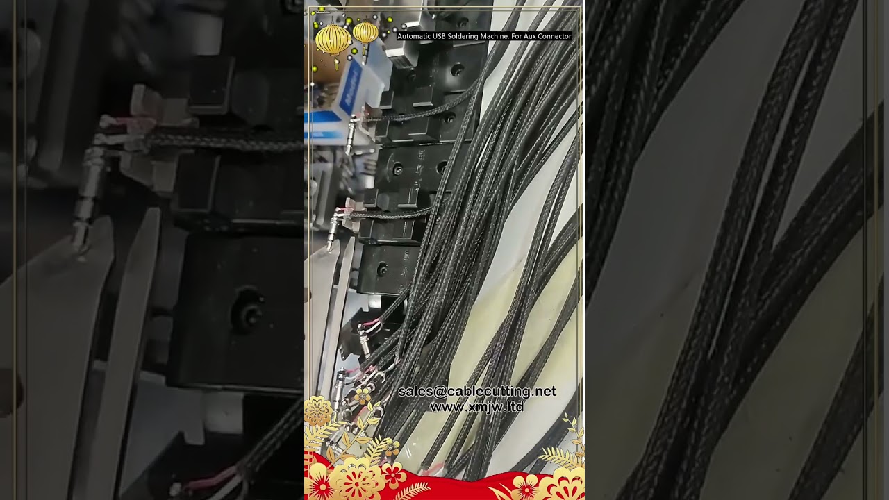 Automatic USB Soldering Machine for Auxiliary Connectors