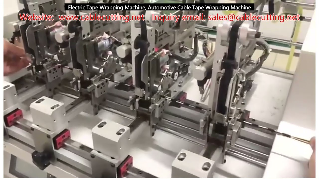 Electric Tape Wrapping Machine for Automotive Cable Processing