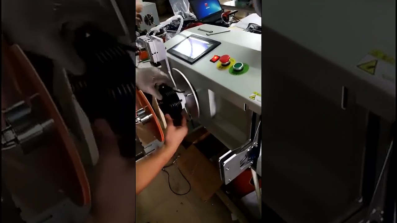 Automatic Cutting & Metering 4-Station Winding Machine for HDM-I Optical Fiber AOC Cable