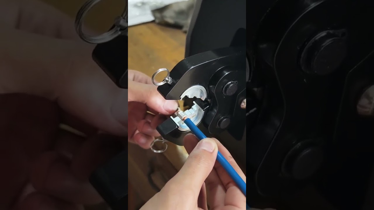 Powerful Pneumatic Terminal Crimping Machine for Terminals Up to 120 sq mm