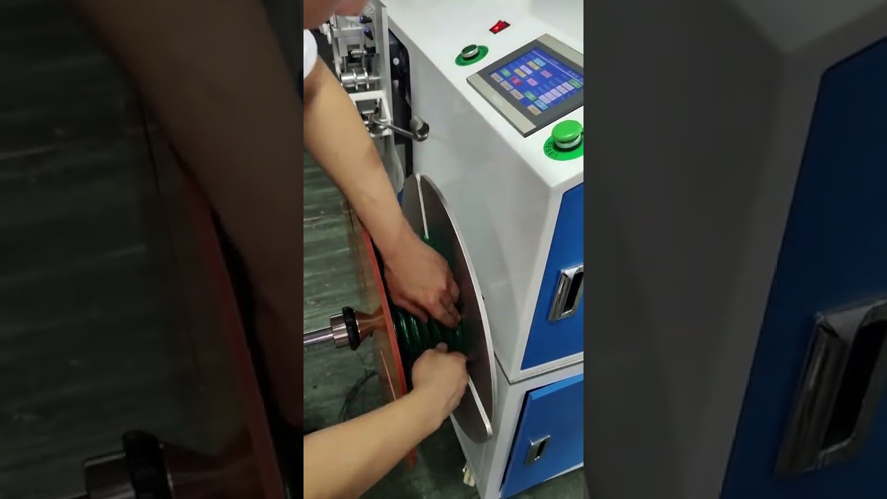 Precise Floor-Standing Metering Tube Coiler with Neat Winding and Clean Cutting