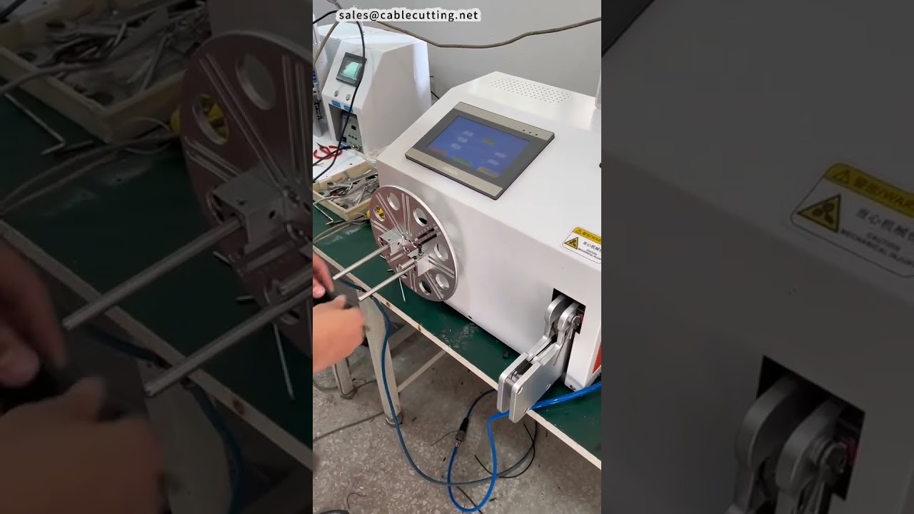 Halbautomatische Kabelbindermaschine | Drahtbündelmaschine für die Fabrikautomation