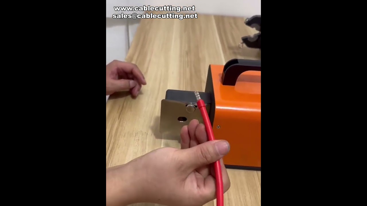Pneumatische Rohrkabelschuh-Crimpmaschine für Kabel 0-50 mm² – Quadratcrimp