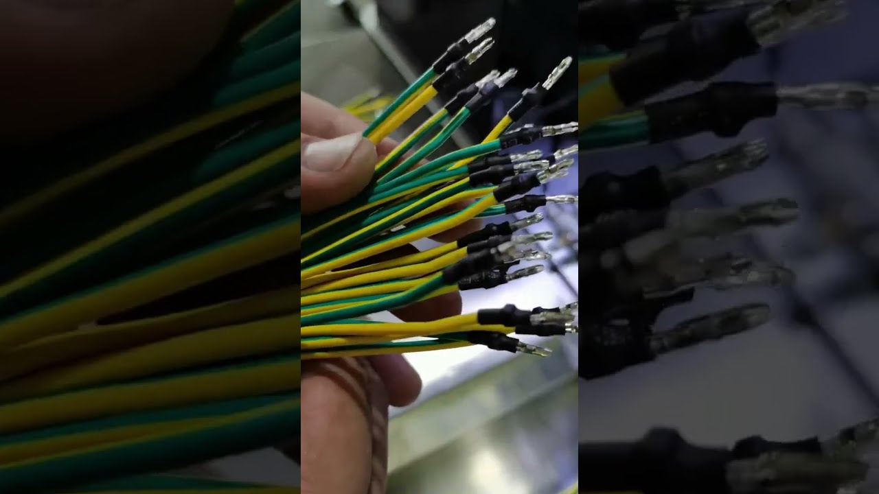 Automated Heat Shrink Tube Insertion Machine for Crimped Wires