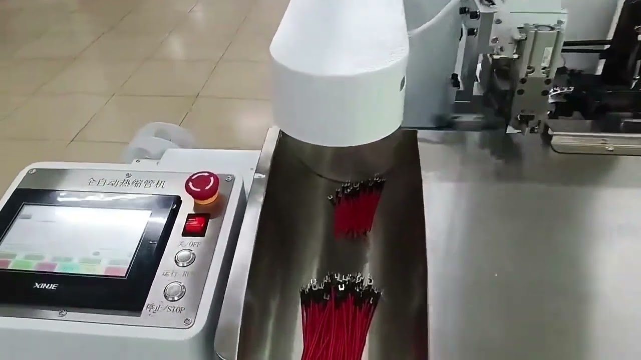 Fully Automatic Heat Shrink Tube Insertion and Terminal Crimping Machine