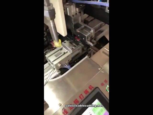 Automatische 5-Draht-Crimp- und Kippmaschine für Anschlussklemmen | Hochleistungs-Crimp-Maschine