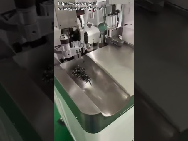 Automatic Cable Wire Cutting Stripping Twisting Terminal Crimping Machine