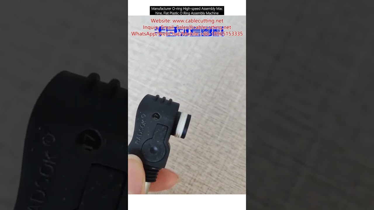 High-Speed Flat Plastic O-Ring Assembly Machine for Automated Manufacturing