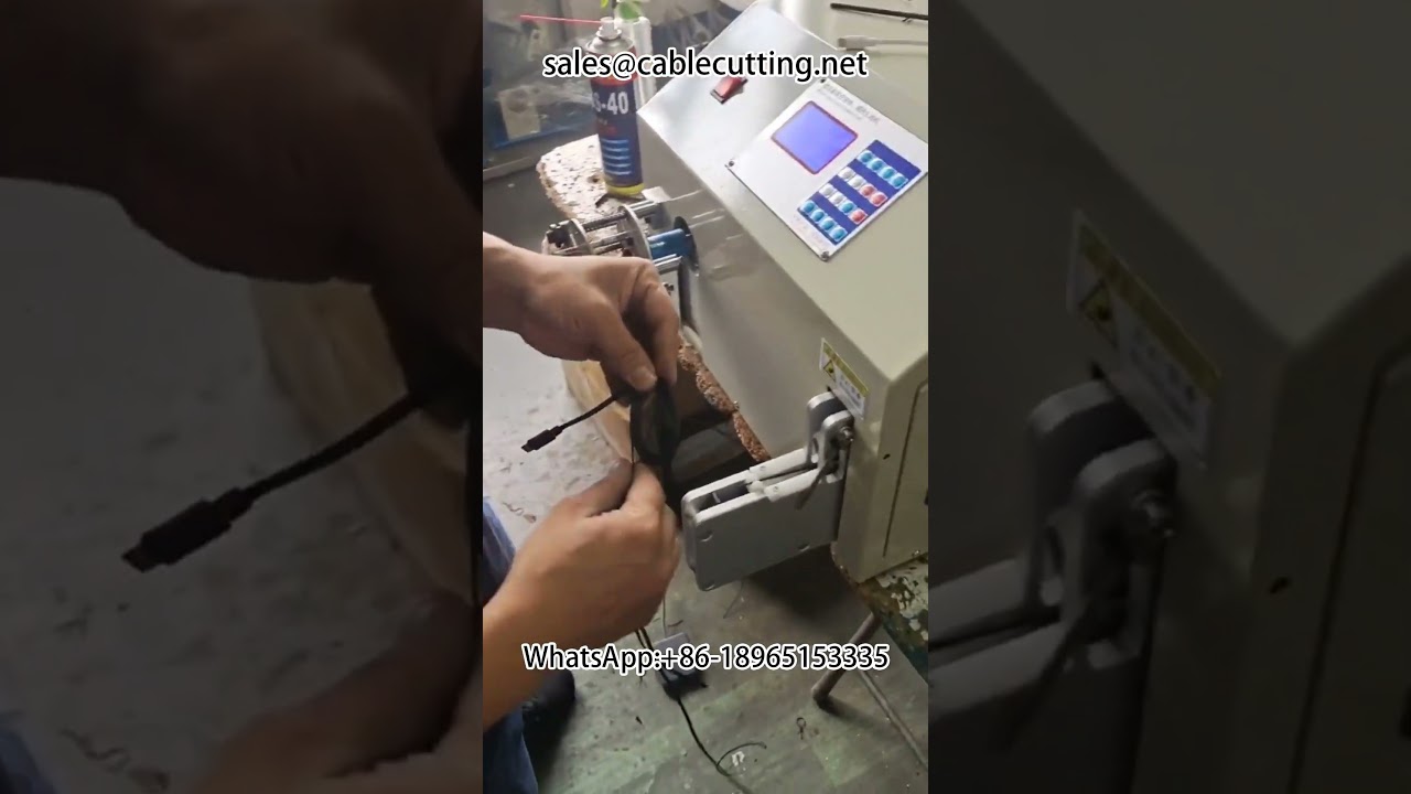 Datenkabel-Aufwickelmaschine | Automatische Kabelwickel- und Binde-Maschine