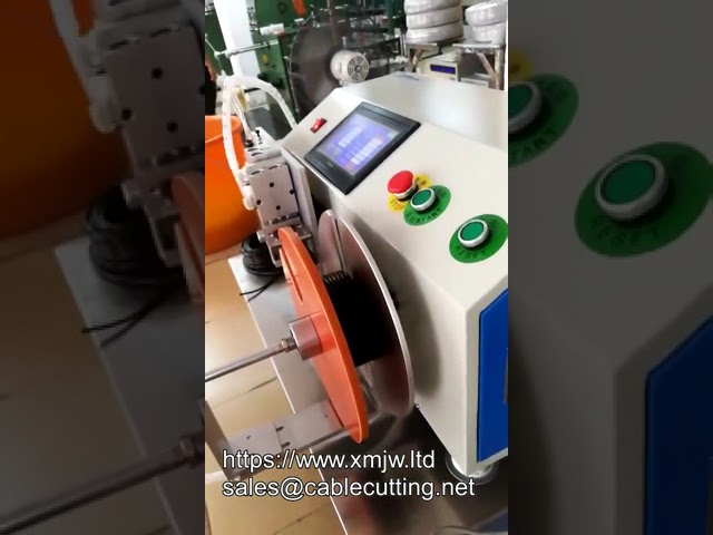 Halbautomatische Drahtwickel- und Bindemaschine für Kabeltrommeln – Effizient und zuverlässig