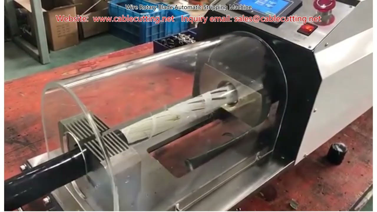 Automatische Drahtabisolier-Maschine mit rotierender Klinge – Hochgeschwindigkeits-Präzision