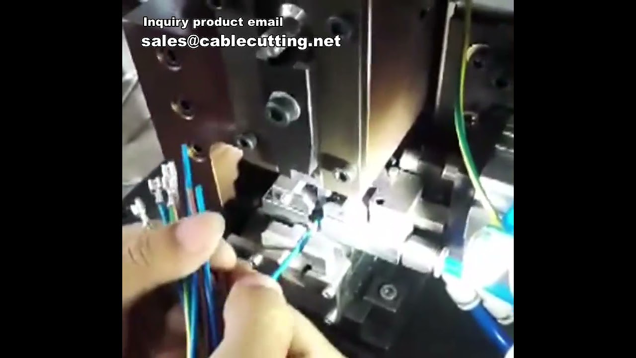 Automatische DC/AC Terminal-Crimpmaschine mit Kabelschneidfunktion - Effizient & Präzise
