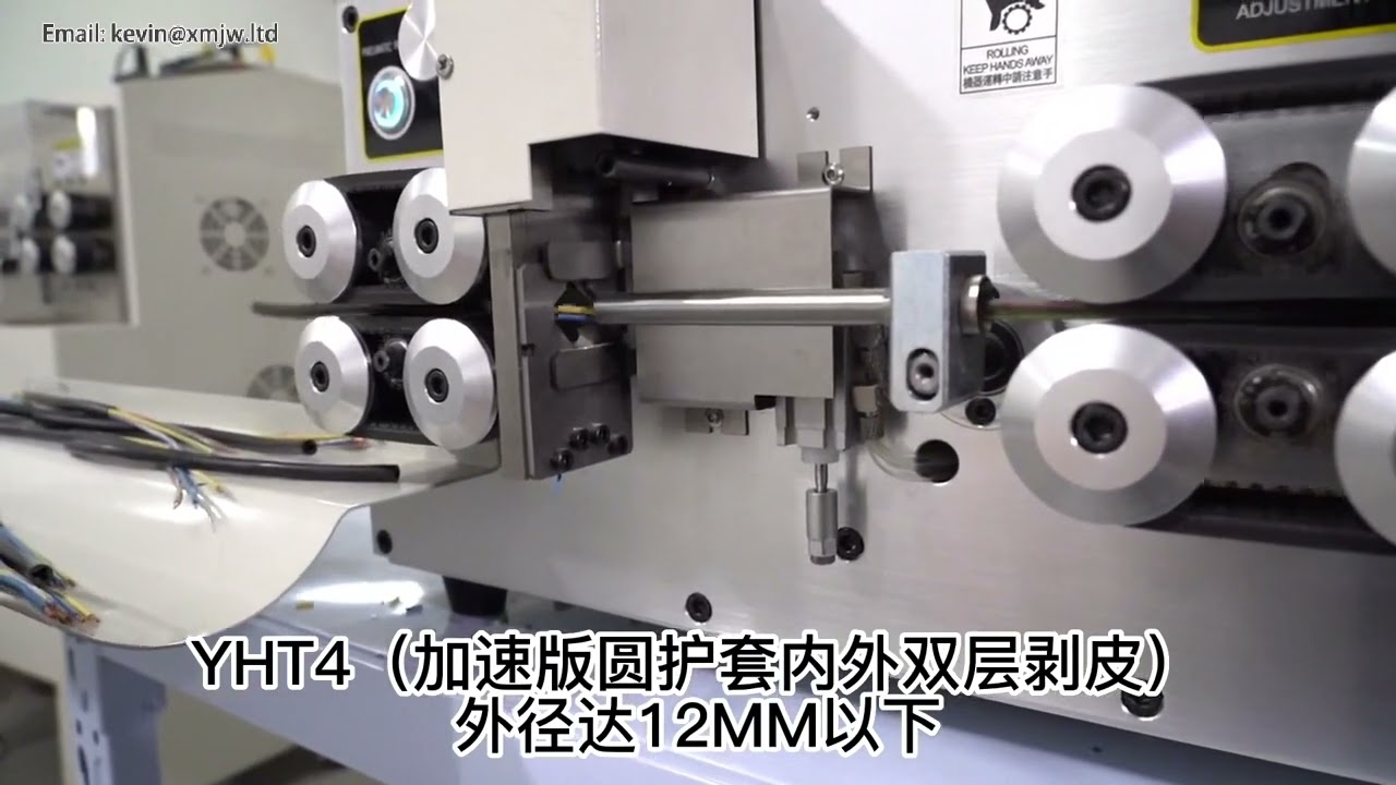 Drahtquerschnitt 2-10 mm: Abisoliermaschine mit Innen- und Außenklingen für Rundkabel