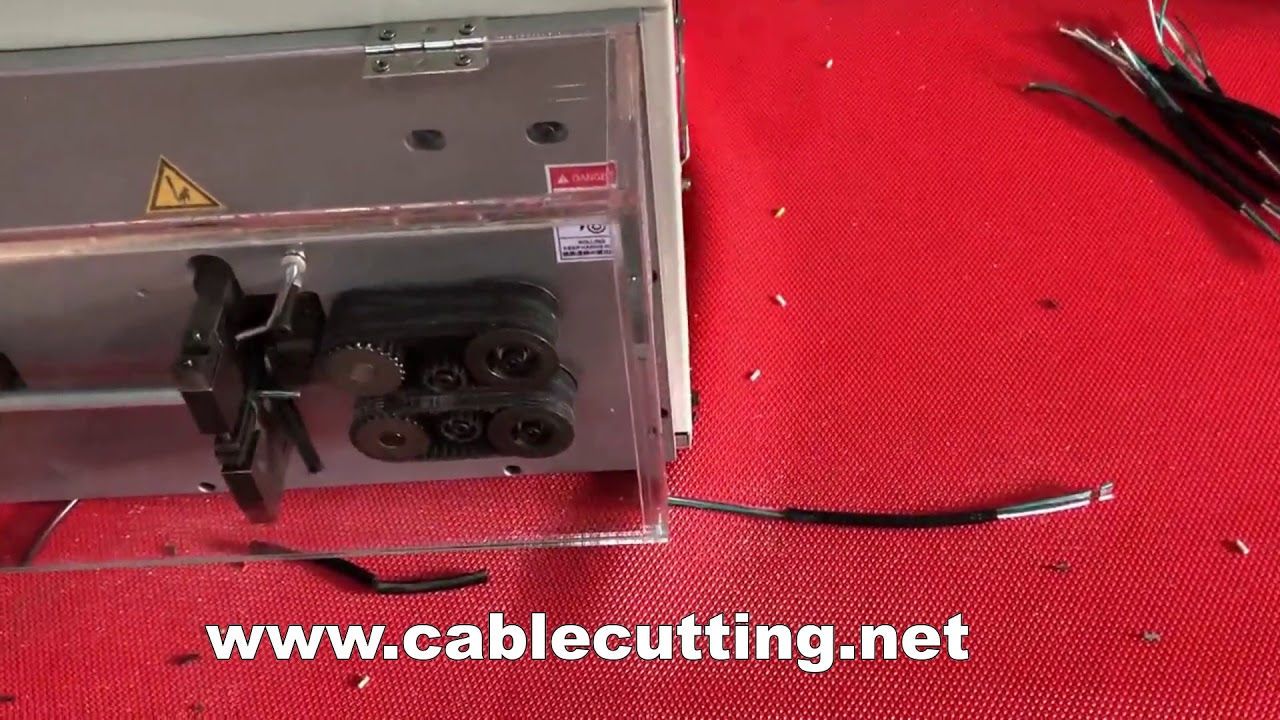 Abisolier- und Schneidemaschine für Kabel | www.cablecutting.net