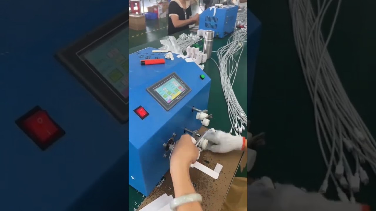 Hochgeschwindigkeits-Papierkartenwickelmaschine für Datenkabel | Fabrikautomatisierung #Fabrik #Maschine