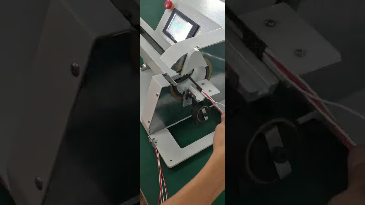 Abklebe- und Wickelmaschine mit Zugdraht WPM 303K 1