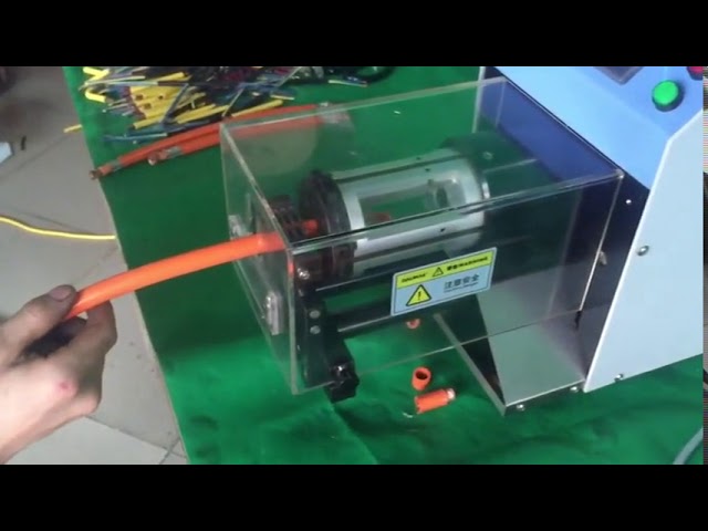 Semi-Automatic Coaxial Cable Stripping Machine