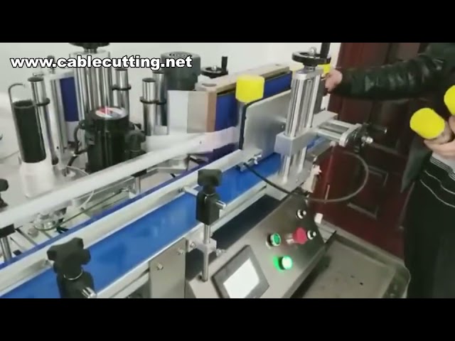 Automatische Tisch-Etikettiermaschine für runde Gläser und Dosen – Kompakt & Effizient