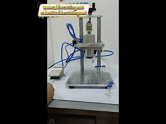 Pneumatic Small Ampoule Capping Machine for Aluminum Plastic Oral Liquid Infusion Bottles Xilin