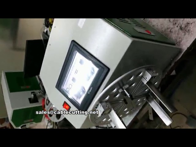 Effiziente AC/DC Kabelaufwickel- und Bindemaschine für die Industrie