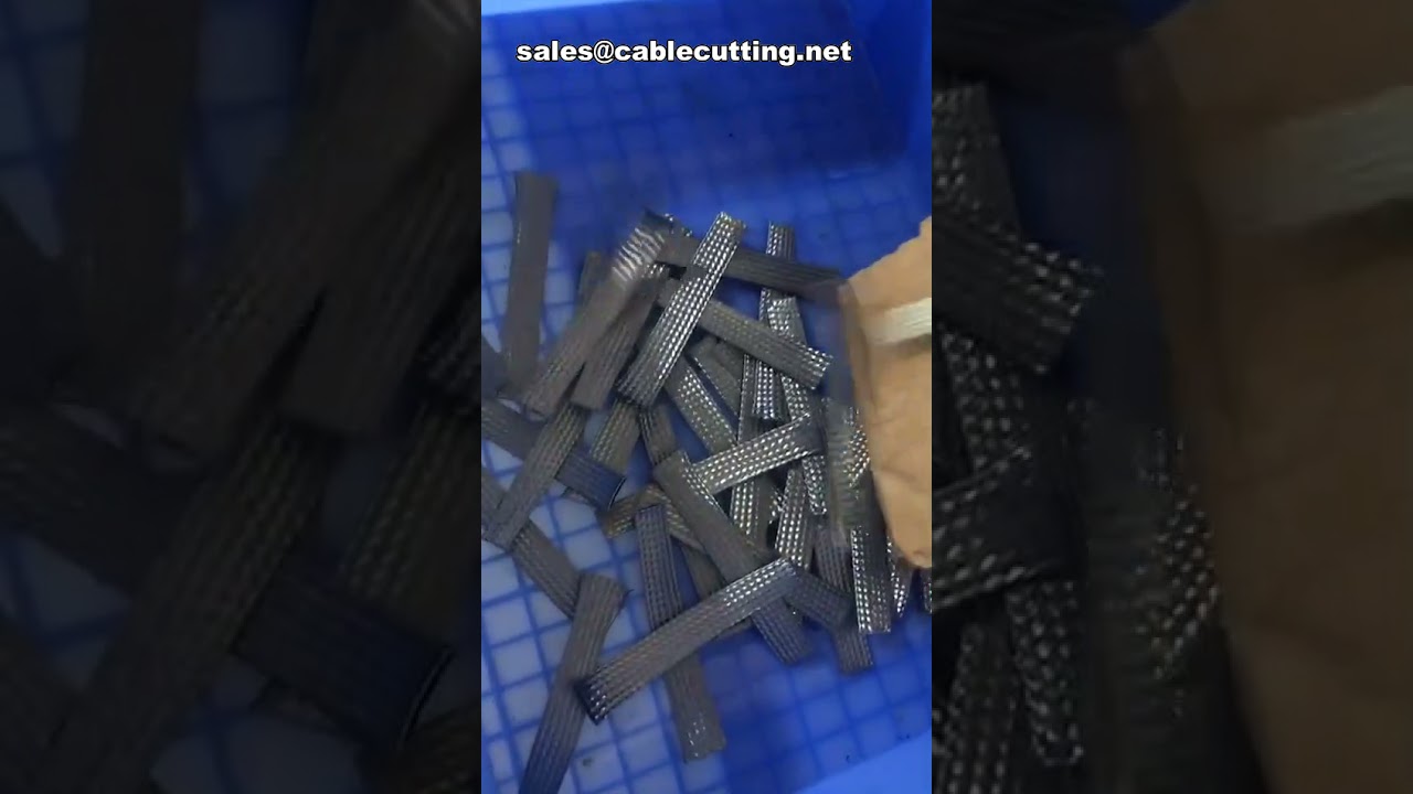 Flat Braided Copper Wire Cutting Machine for Industrial Automation