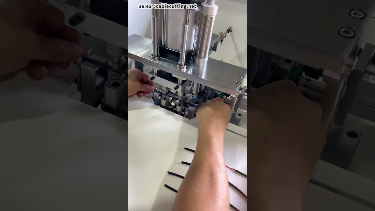303 Switch Mittelabisolierer für Rundkabel | Industriemaschine #Fabrik #Maschine #CNC