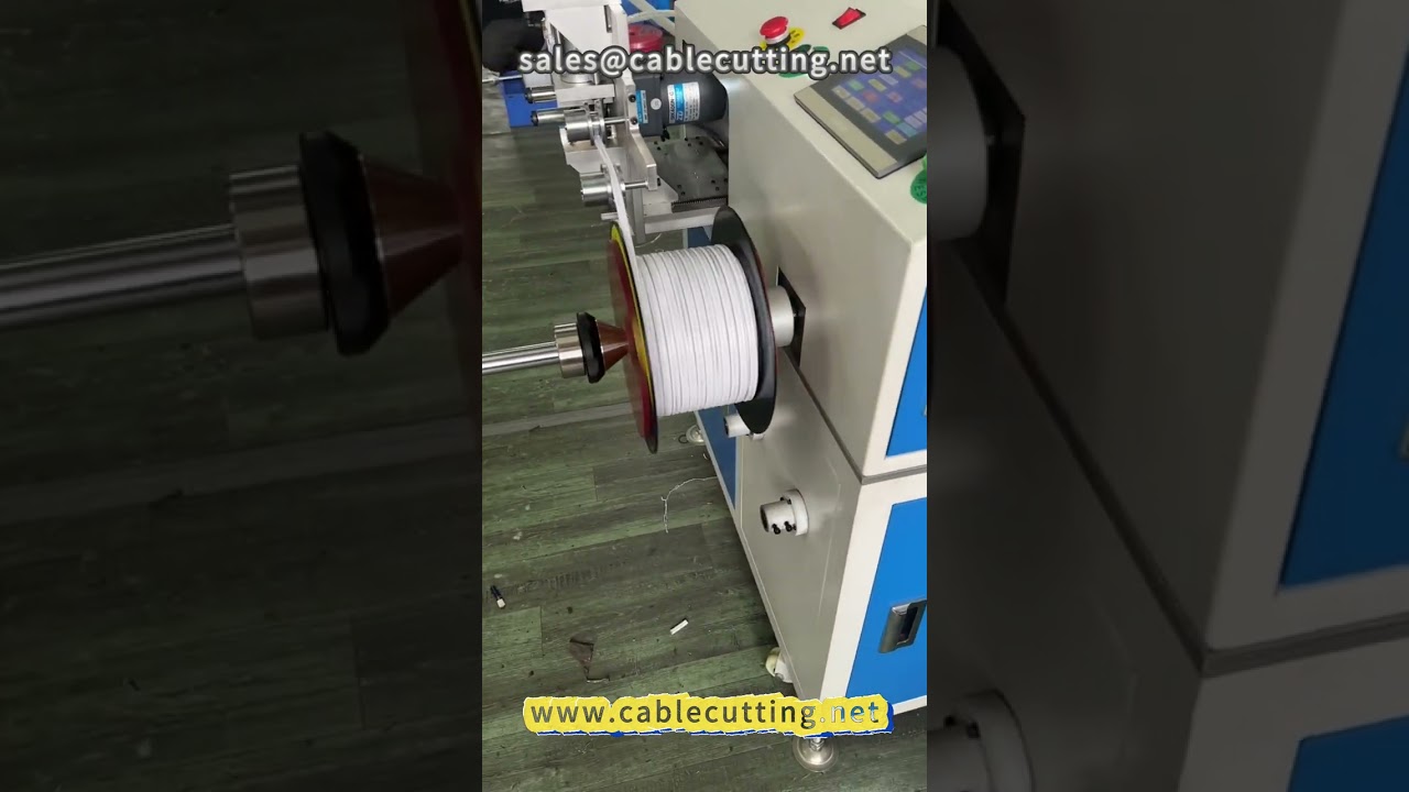 33 Flachkabel-Wickelmaschine: 100 Meter Aufwickeln | Kabelverarbeitung | Automatisierung