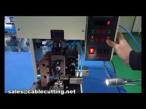 Endfeed-Abisolier- und Crimpautomat WPM-2008A2-E | Hochgeschwindigkeits-Kabelverarbeitung