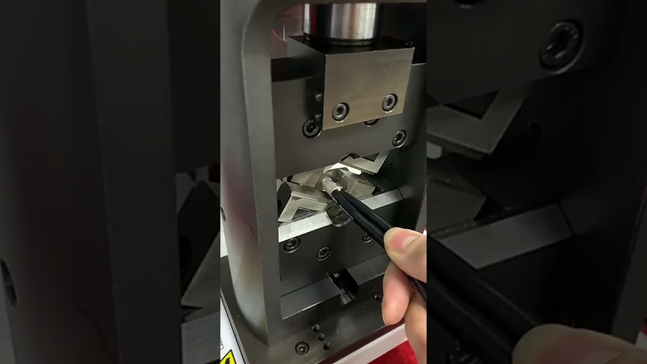 40T Hydraulic Terminal Crimping Machine - Six-Side Crimp for Aviation & Medical Cable Processing